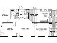 1993 oakwood mobile home floor plan