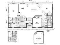 1998 oakwood mobile home floor plan