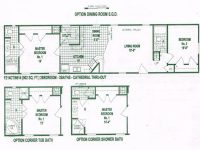 single wide mobile home floor plans 1 bedroom