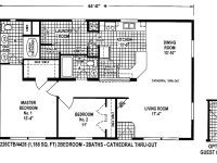 small double wide mobile home floor plans