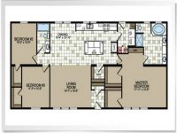 3 bedroom manufactured homes floor plans