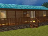 modular log cabin cost