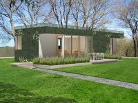 green modular home design